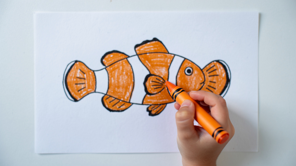 Jak narysować rybkę Nemo – prosty poradnik krok po kroku
