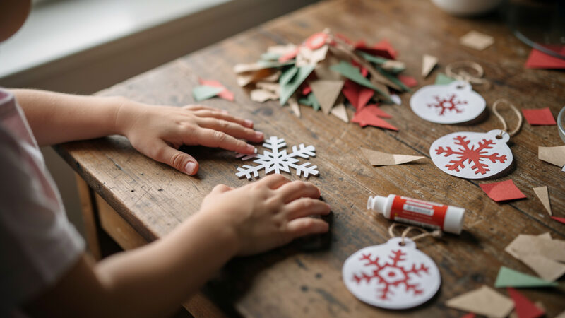 Ozdoby świąteczne DIY dla dzieci – łatwe inspiracje